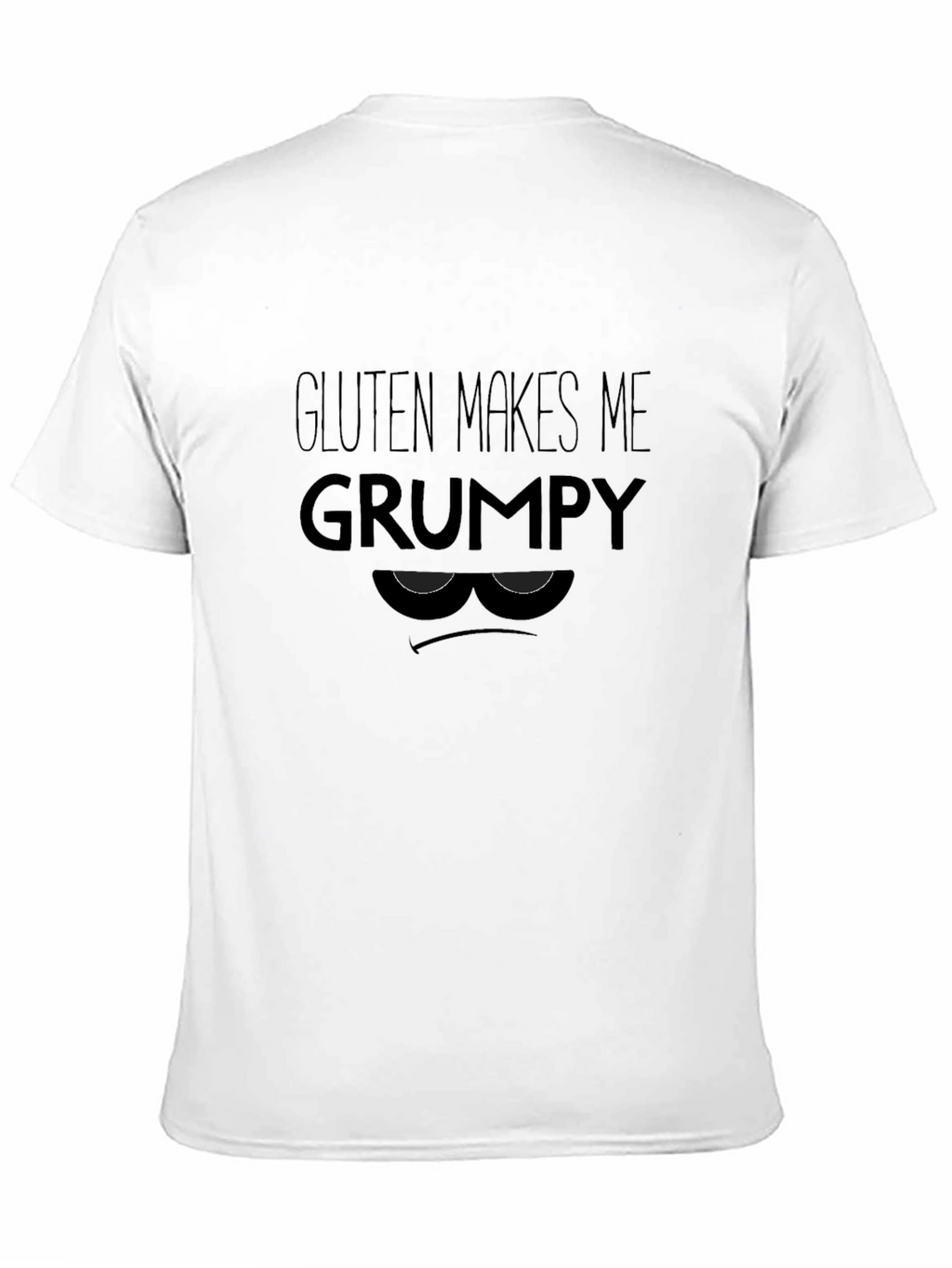 Gluten Makes Me Grumpy T-Shirt - Funny Allergy Tee