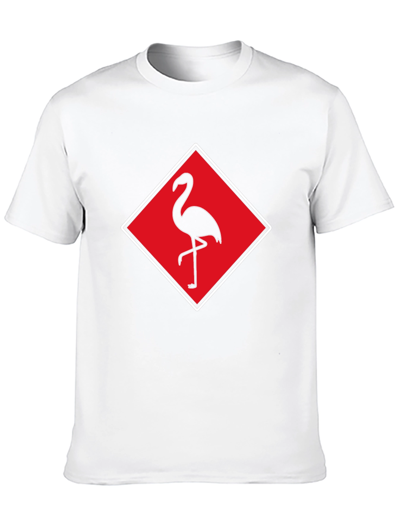 Flamingo Graphic Tee - Stylish Mens Black T-Shirt