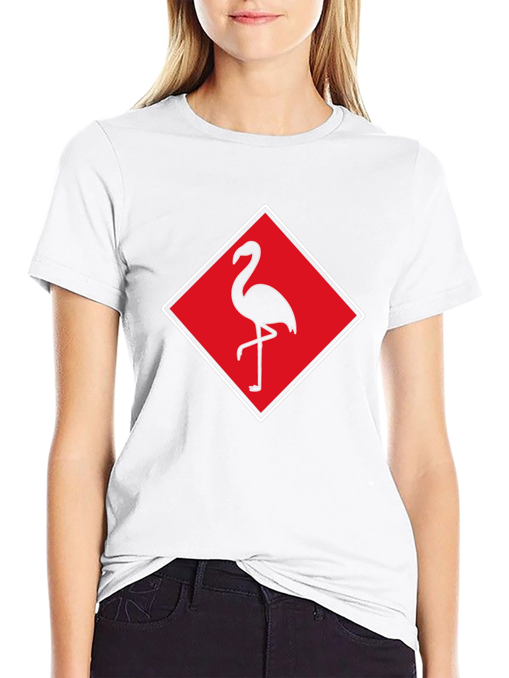 Flamingo Graphic Tee - Stylish Mens Black T-Shirt
