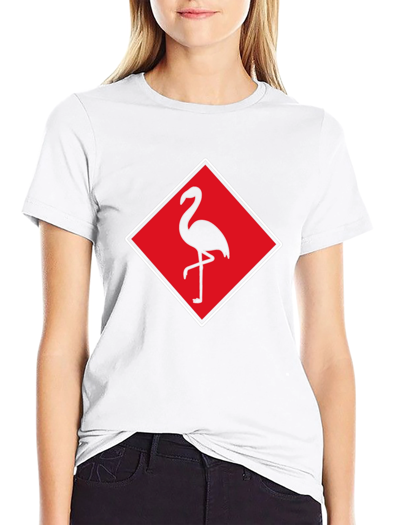 Flamingo Graphic Tee - Stylish Mens Black T-Shirt