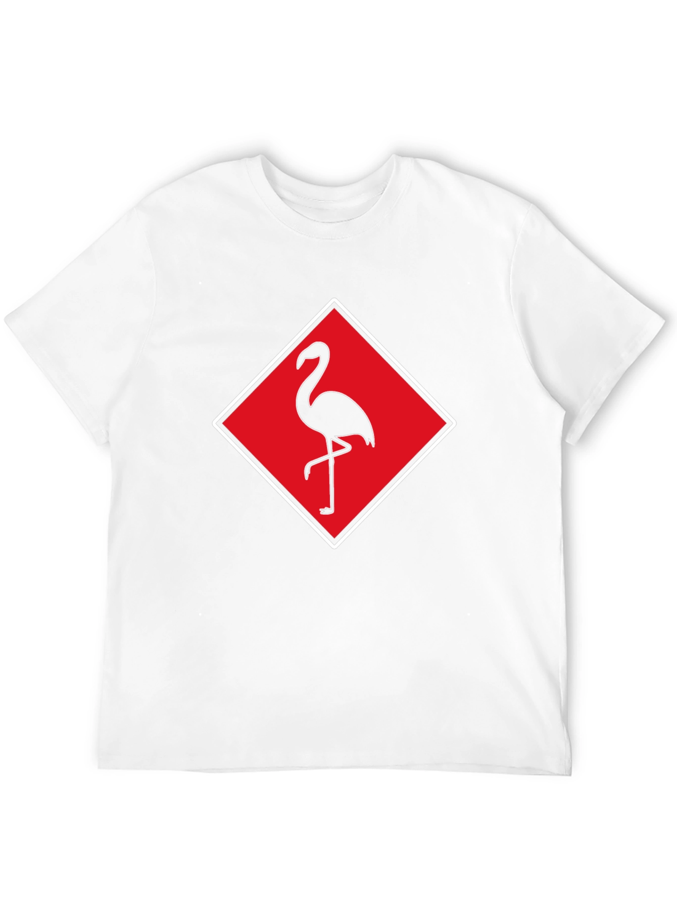 Flamingo Graphic Tee - Stylish Mens Black T-Shirt
