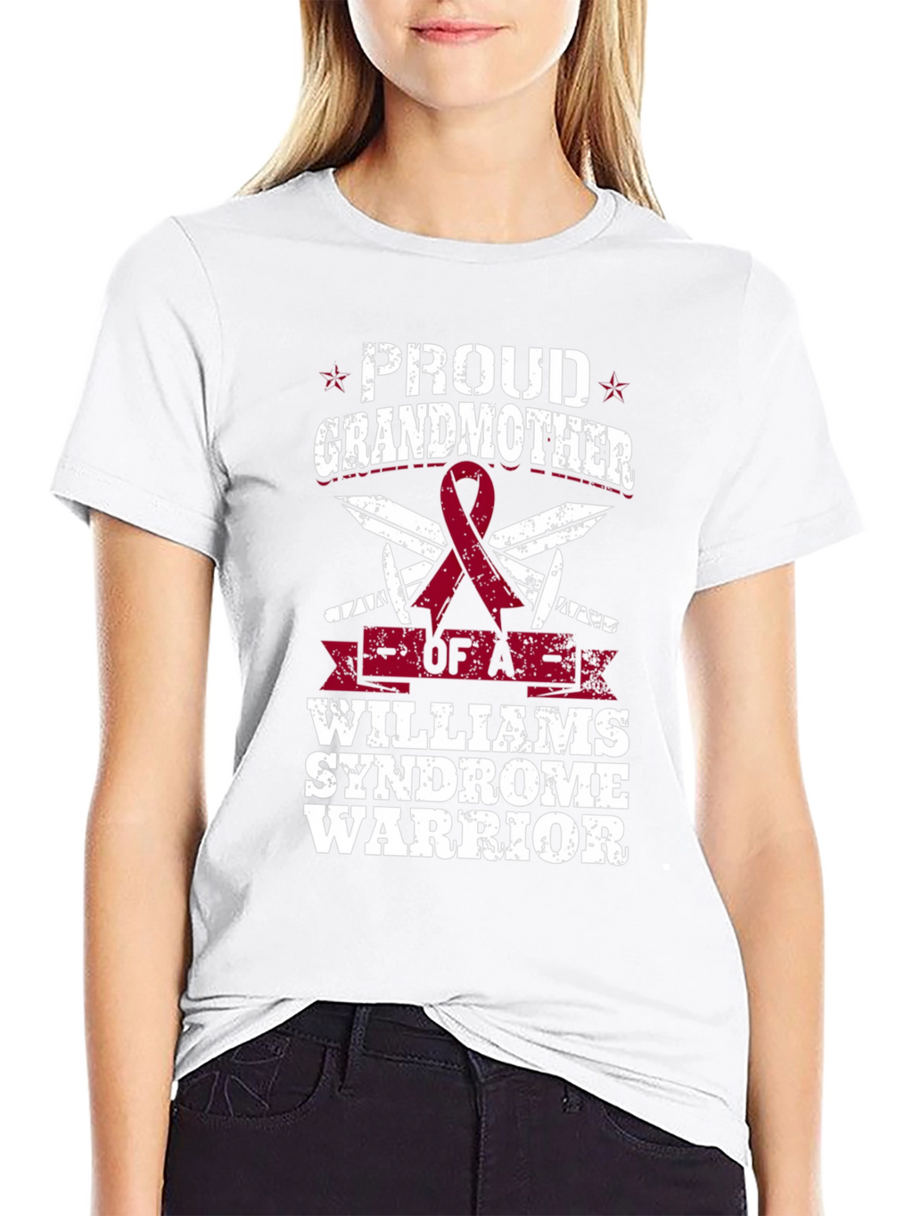 Proud Grandmother Williams Syndrome Warrior T-Shirt