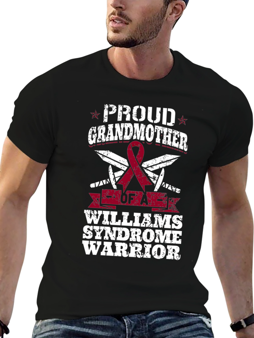 Proud Grandmother Williams Syndrome Warrior T-Shirt