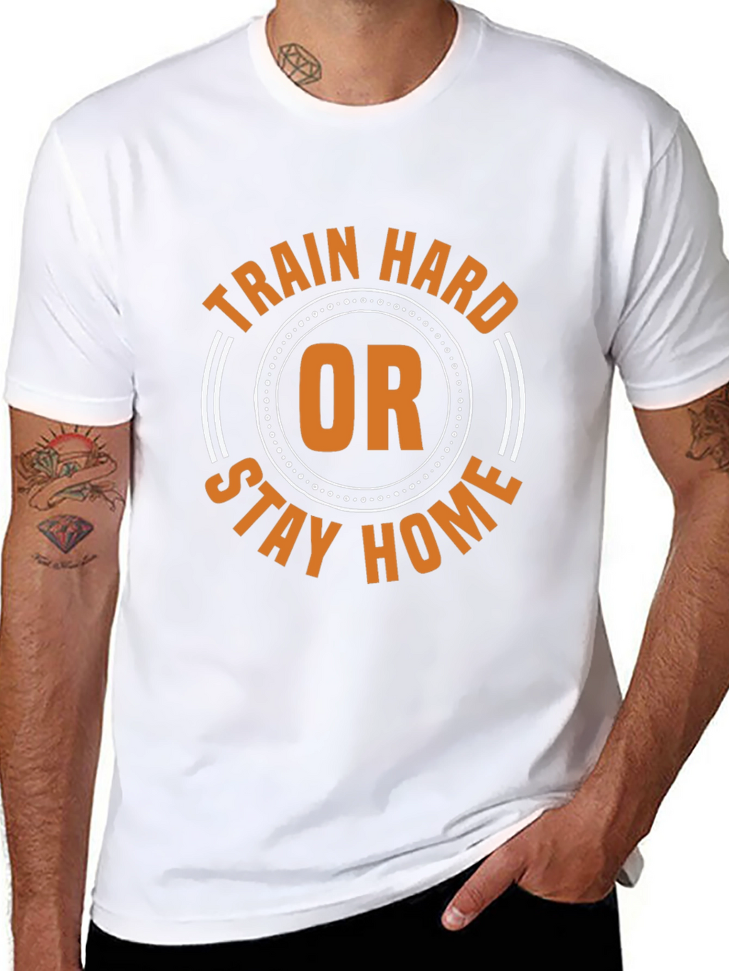 Train Hard or Stay Home Graphic Tee