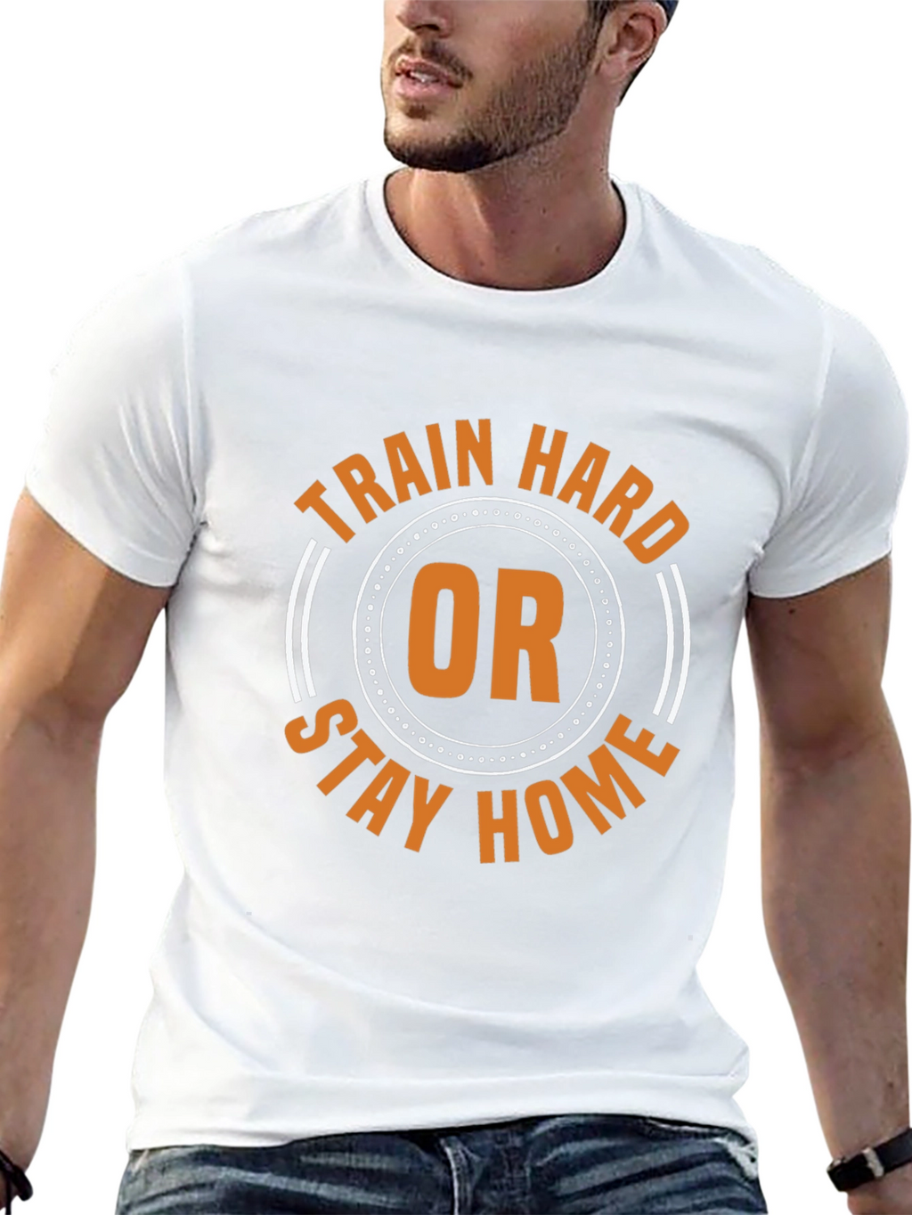 Train Hard or Stay Home Graphic Tee