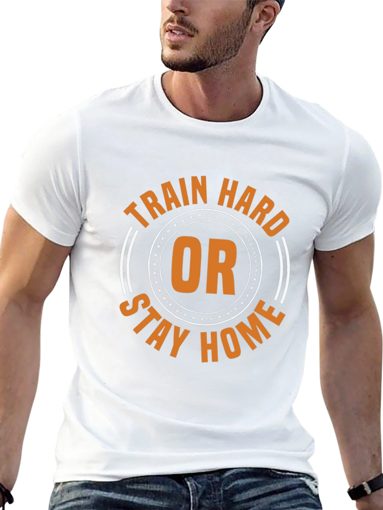 Train Hard or Stay Home Graphic Tee