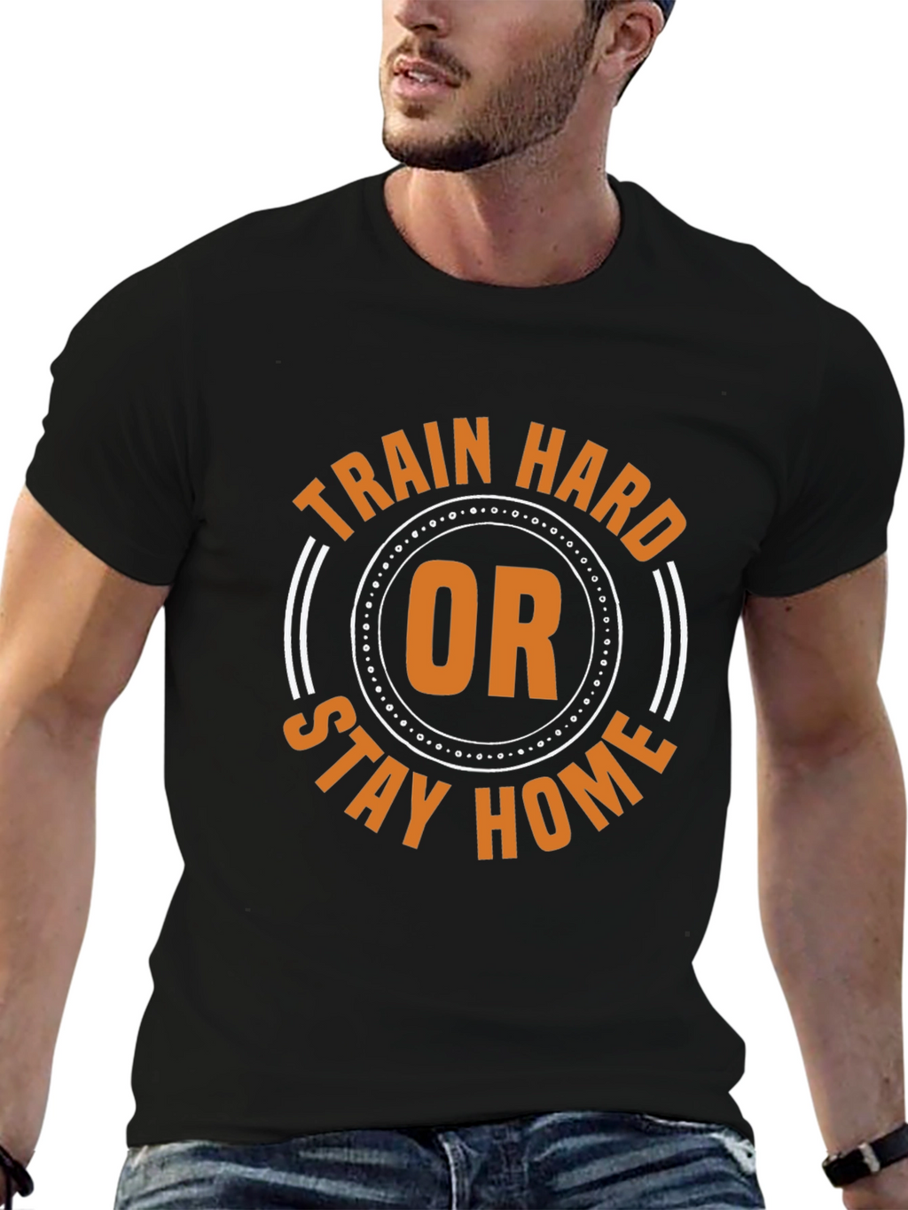 Train Hard or Stay Home Graphic Tee