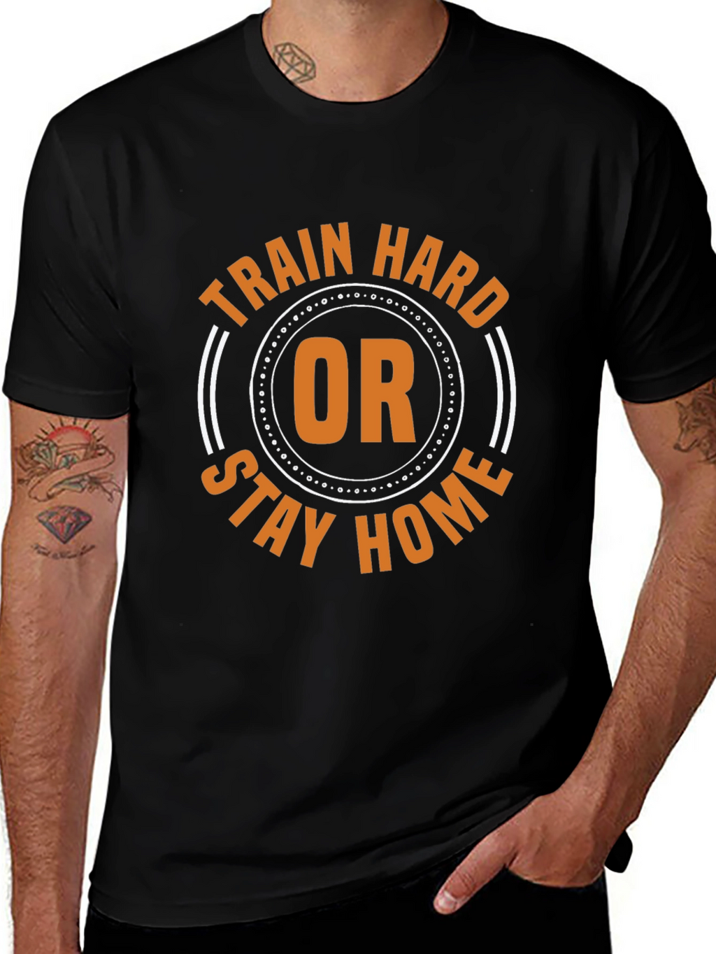 Train Hard or Stay Home Graphic Tee