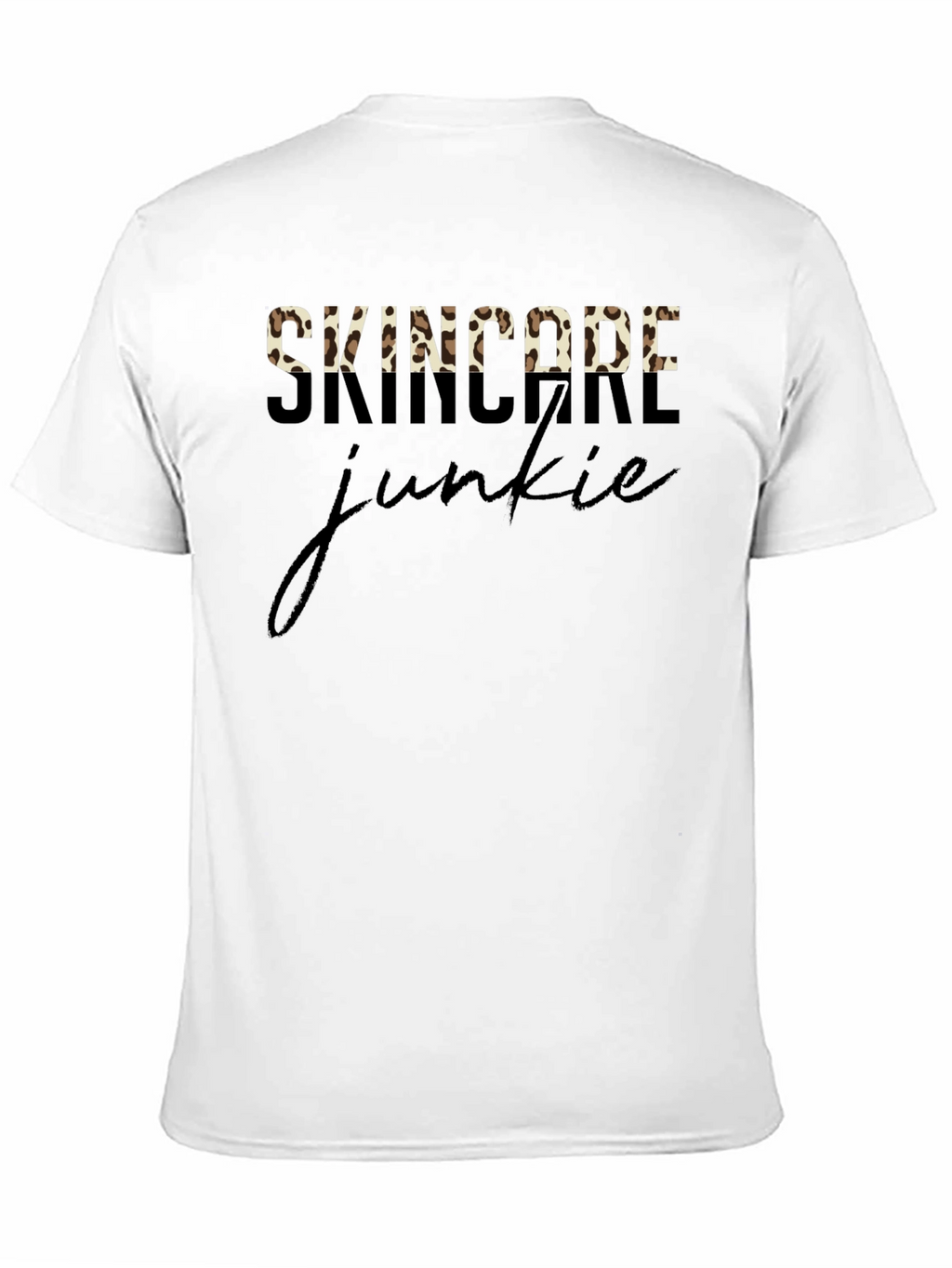 Skincare Junkie Leopard Print T-Shirt