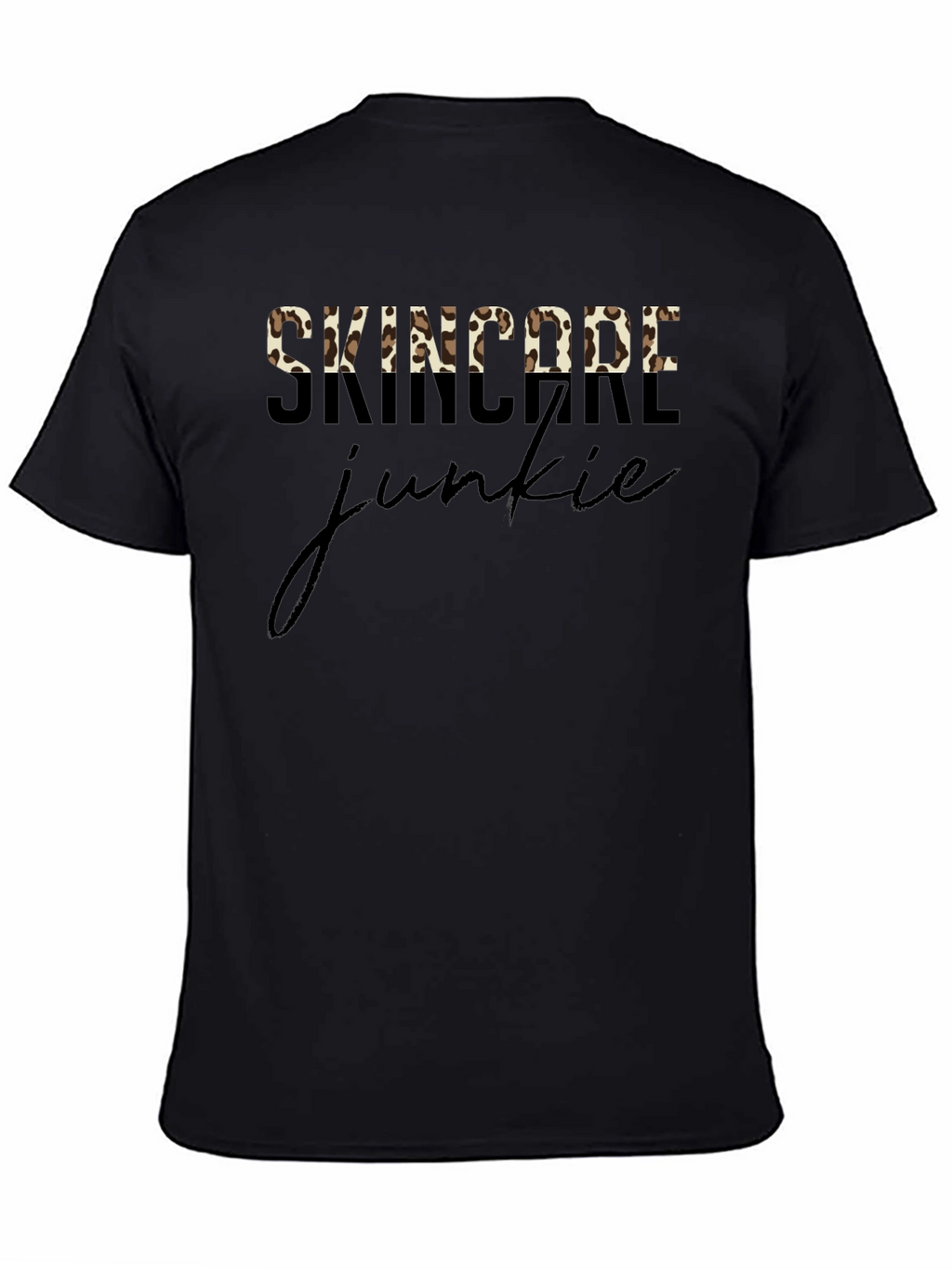 Skincare Junkie Leopard Print T-Shirt