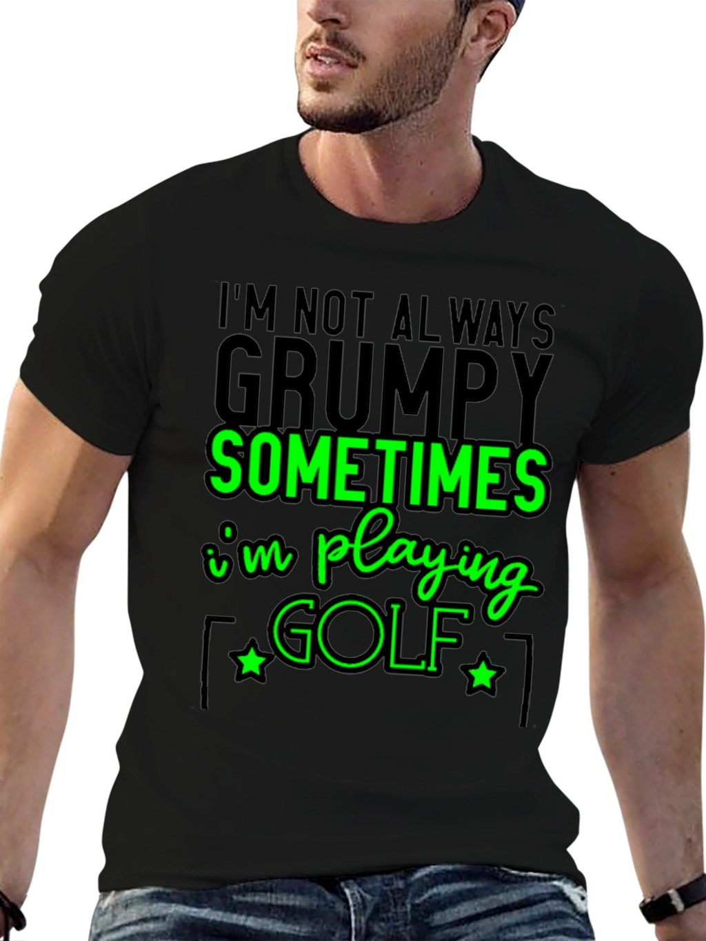 Grumpy Golf T-Shirt - Funny Golfer Tee