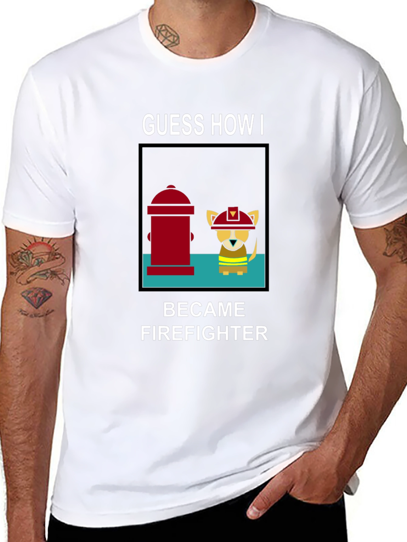 Guess How I Became Firefighter T-Shirt