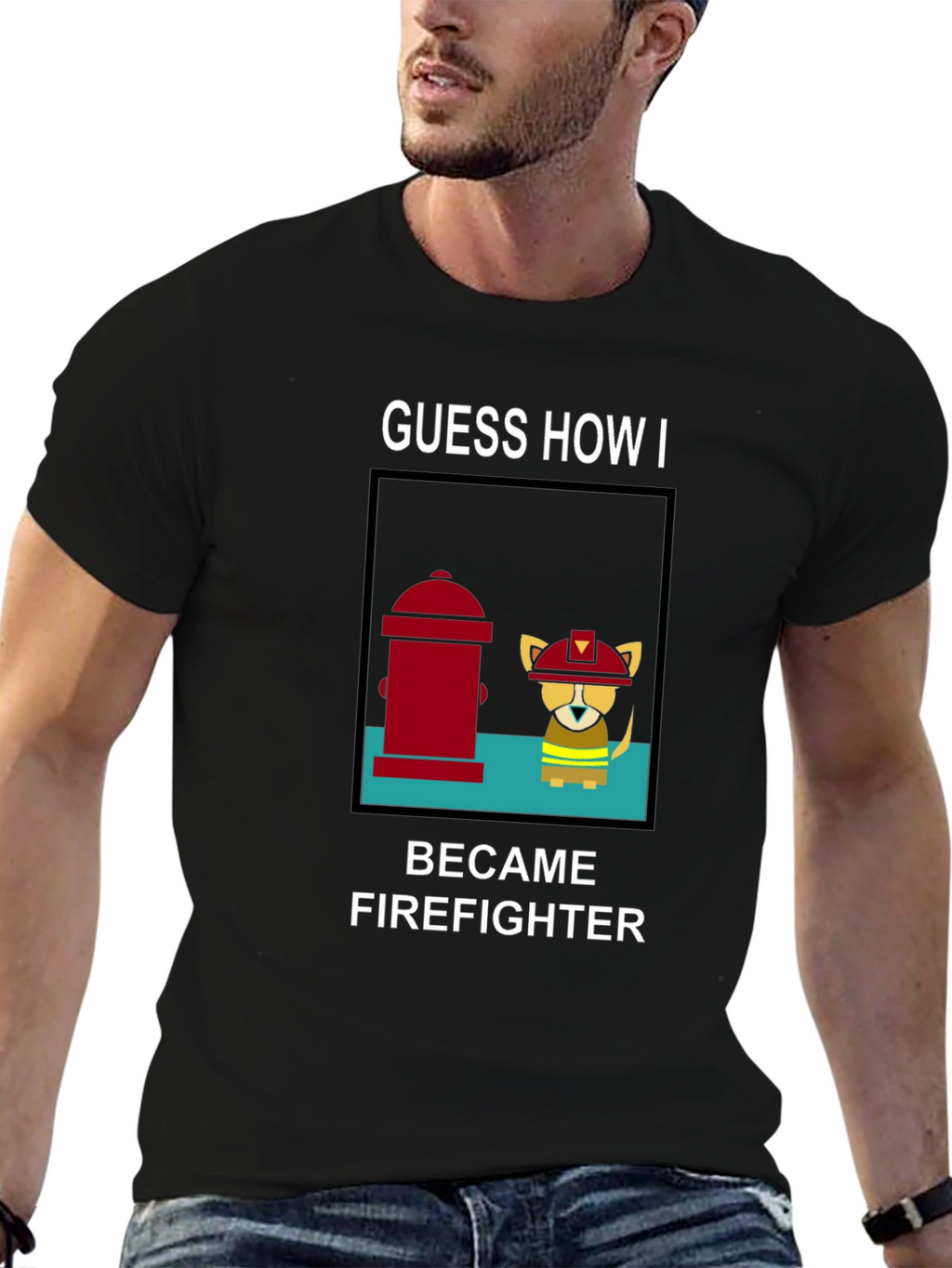 Guess How I Became Firefighter T-Shirt