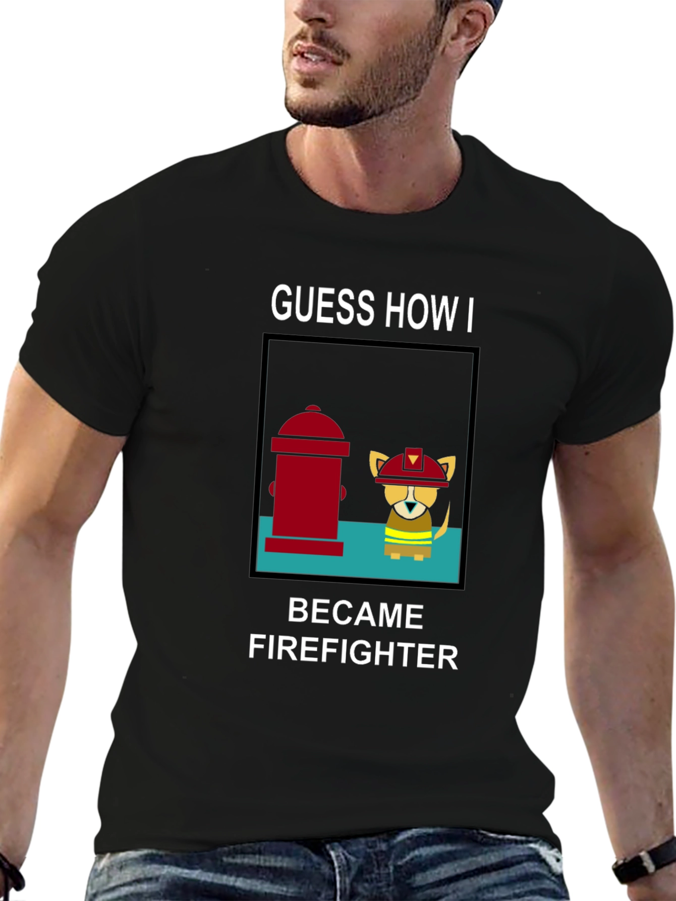 Guess How I Became Firefighter T-Shirt