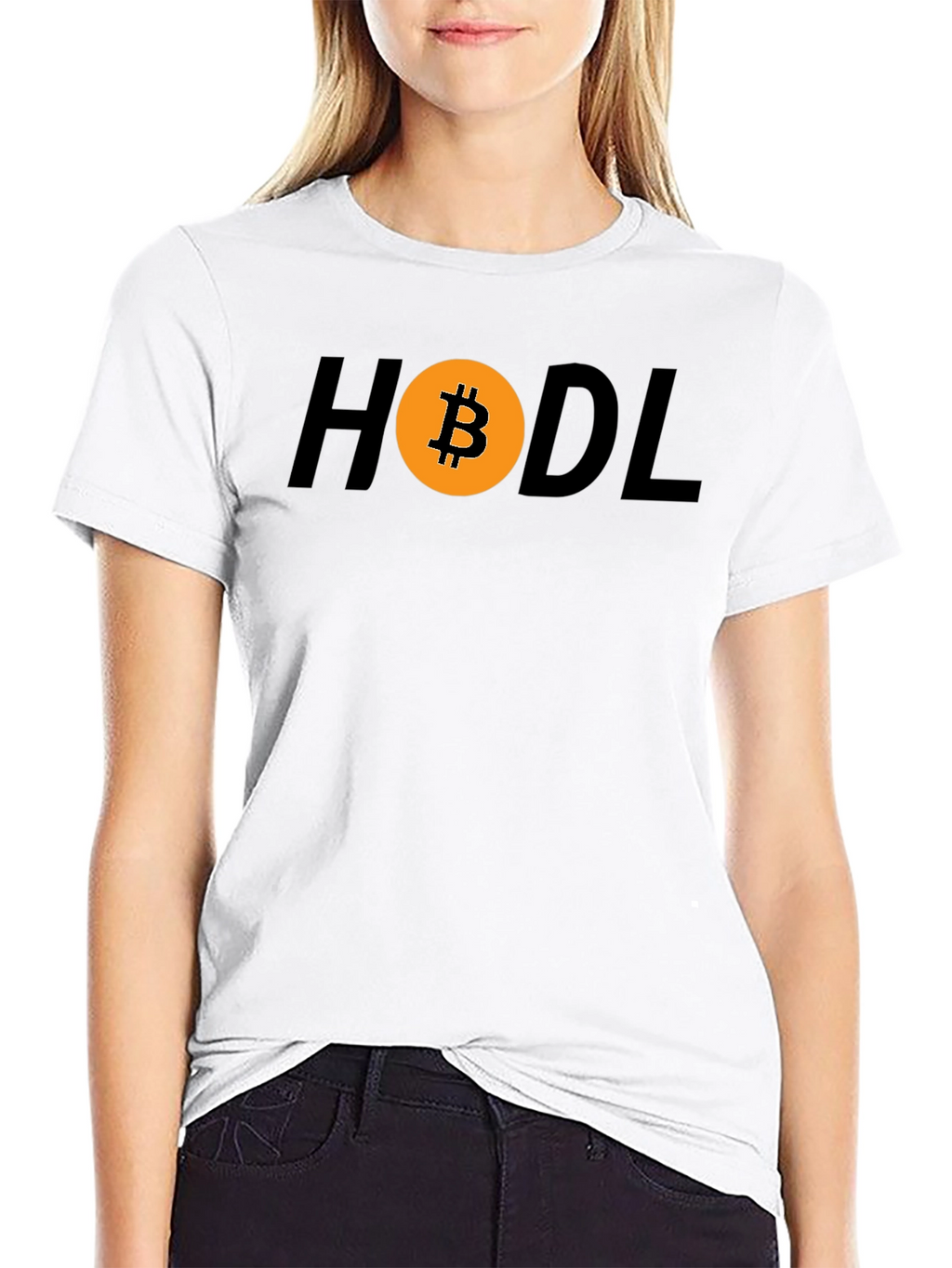 HODL Bitcoin Crypto T-Shirt - Black