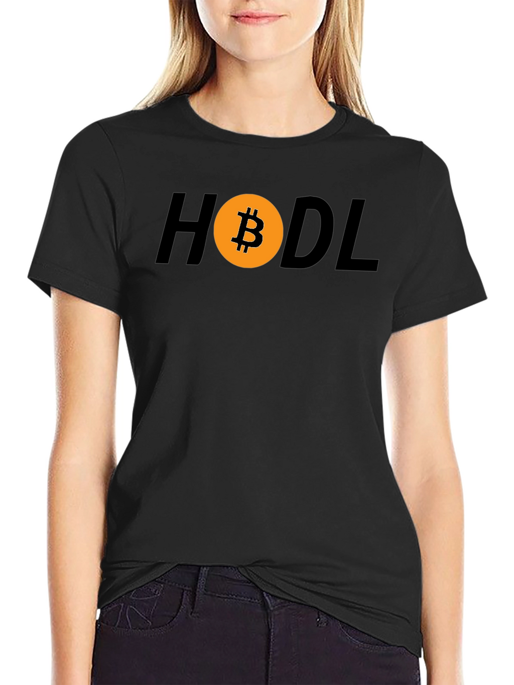 HODL Bitcoin Crypto T-Shirt - Black