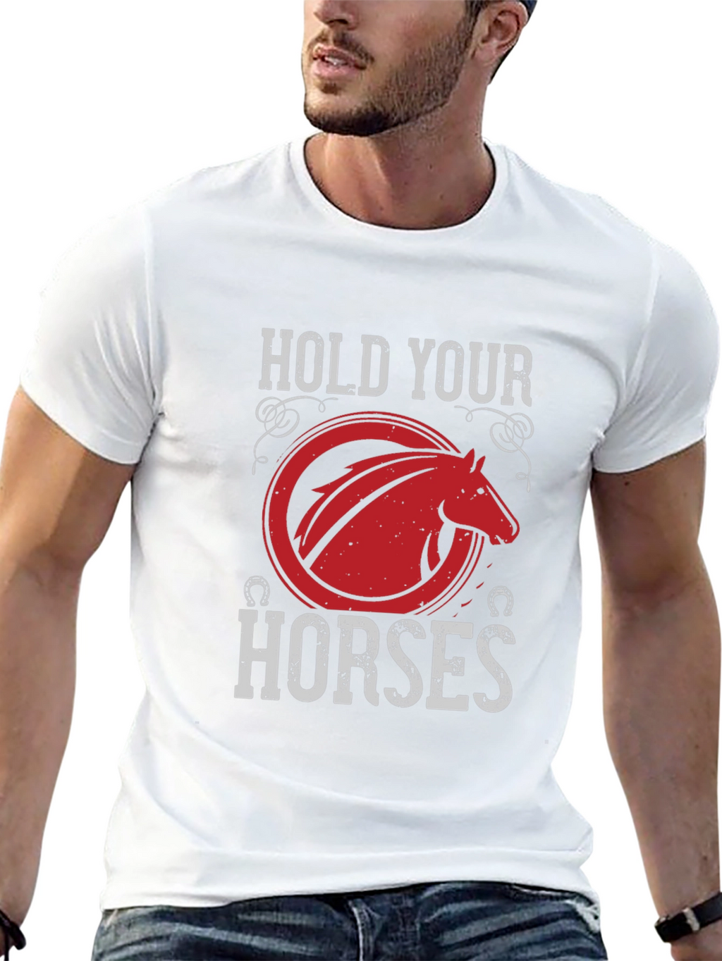 Hold Your Horses Graphic T-Shirt