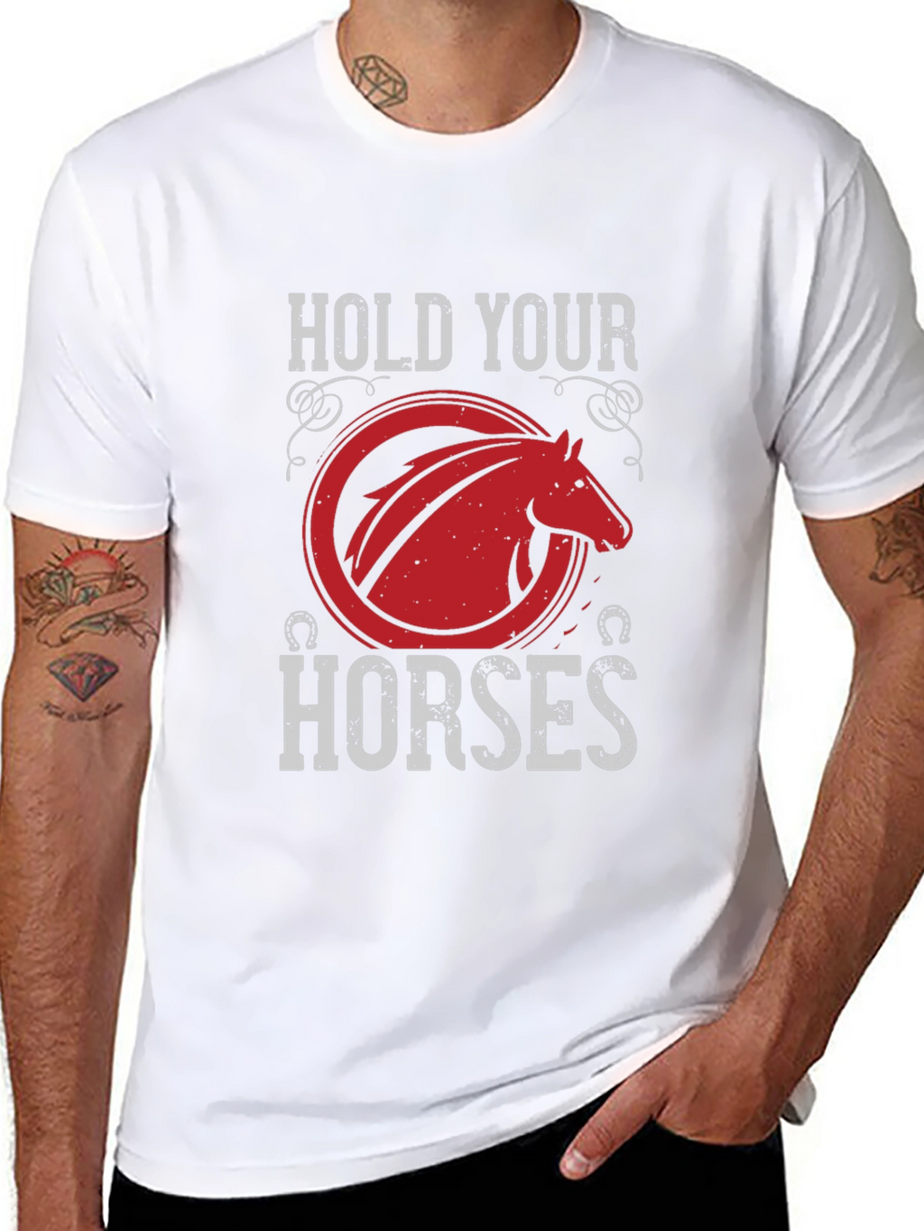 Hold Your Horses Graphic T-Shirt