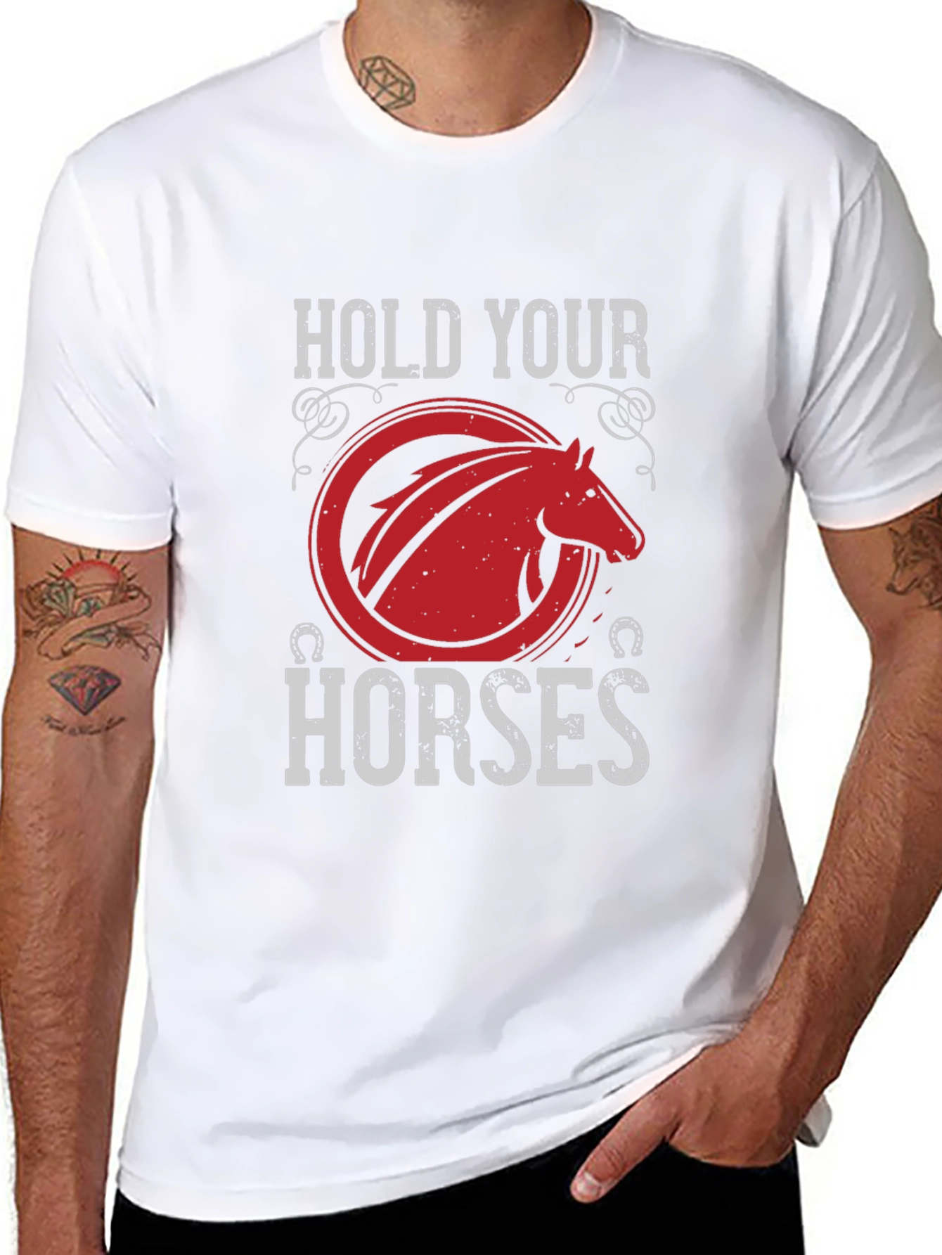 Hold Your Horses Graphic T-Shirt