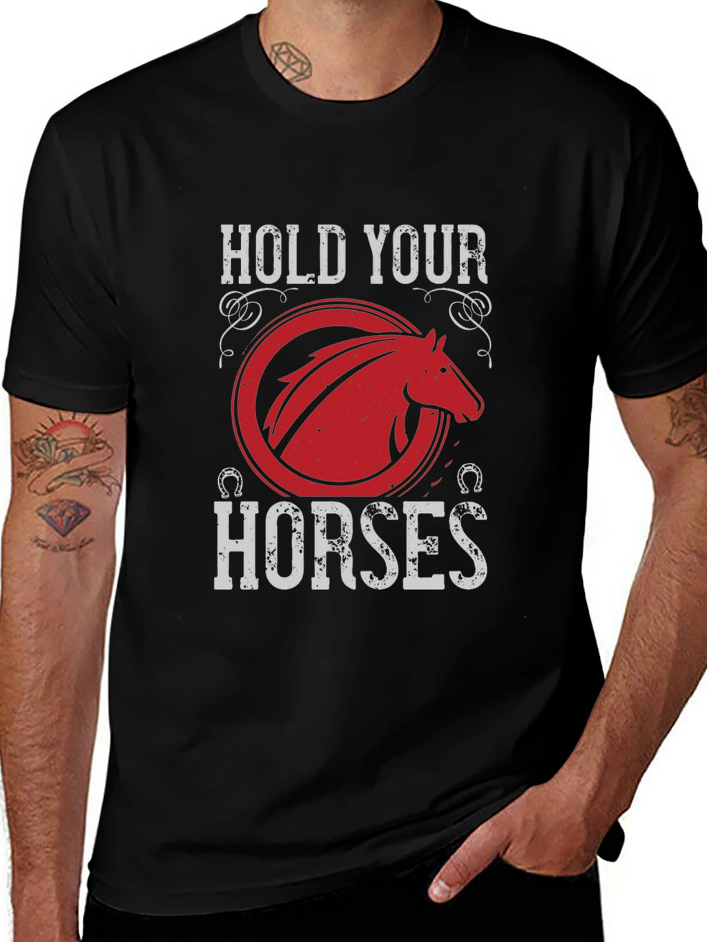 Hold Your Horses Graphic T-Shirt