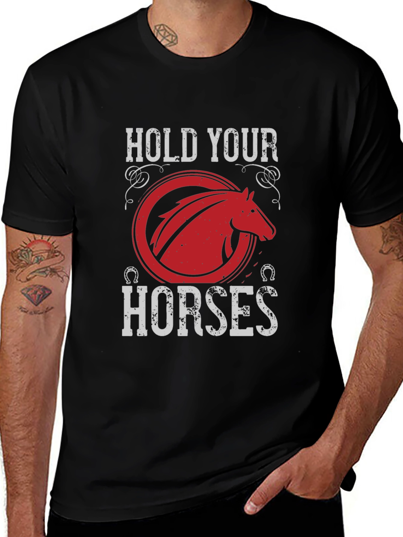 Hold Your Horses Graphic T-Shirt