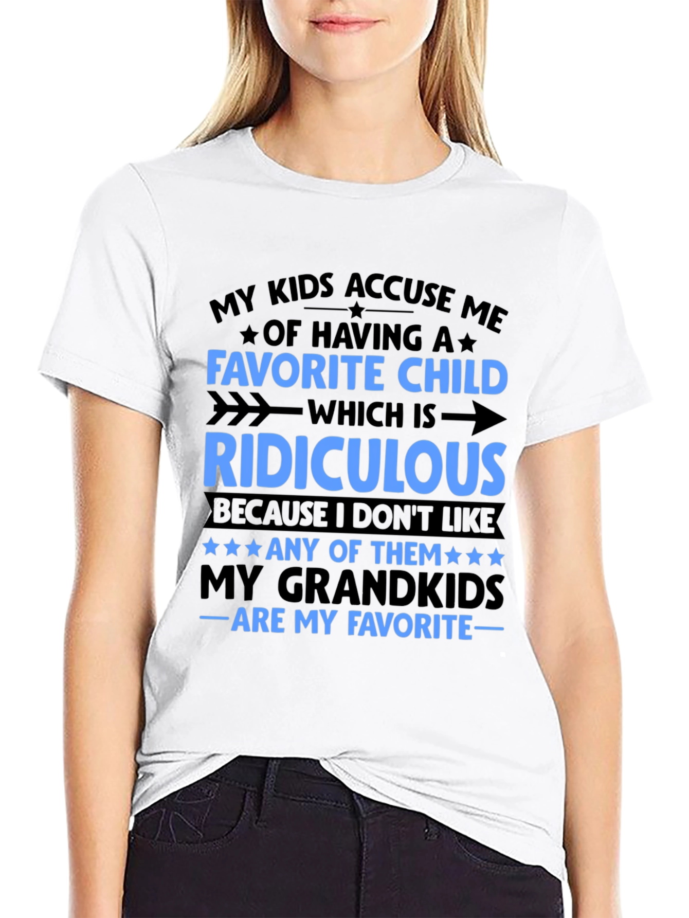 Funny Grandparent T-Shirt: My Grandkids Are My Favorite