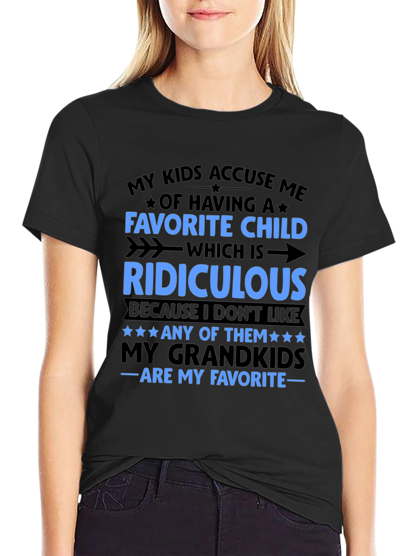 Funny Grandparent T-Shirt: My Grandkids Are My Favorite