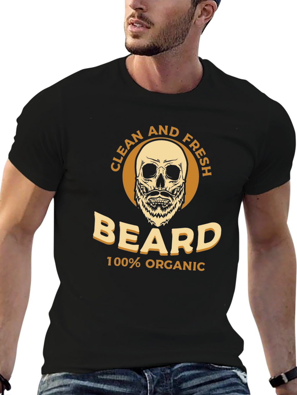 Clean & Fresh Beard Organic Cotton T-Shirt