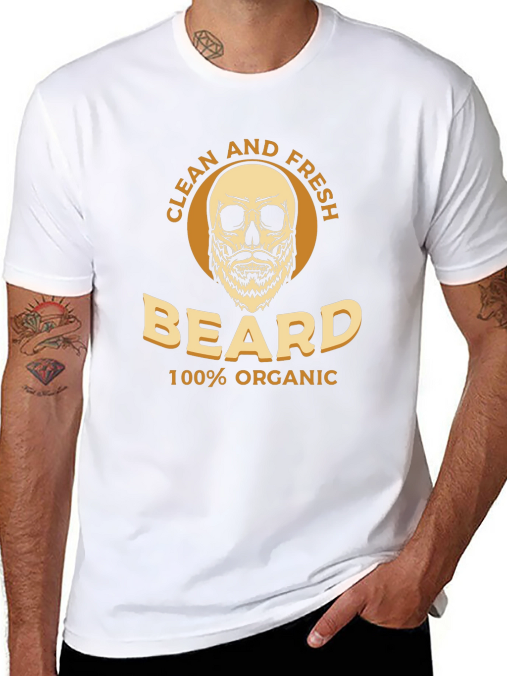 Clean & Fresh Beard Organic Cotton T-Shirt