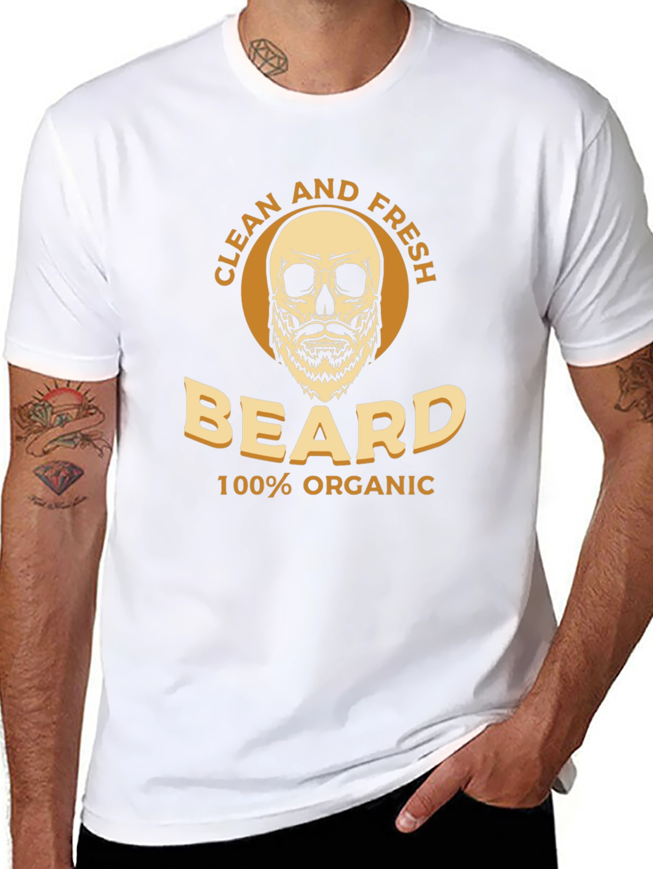 Clean & Fresh Beard Organic Cotton T-Shirt
