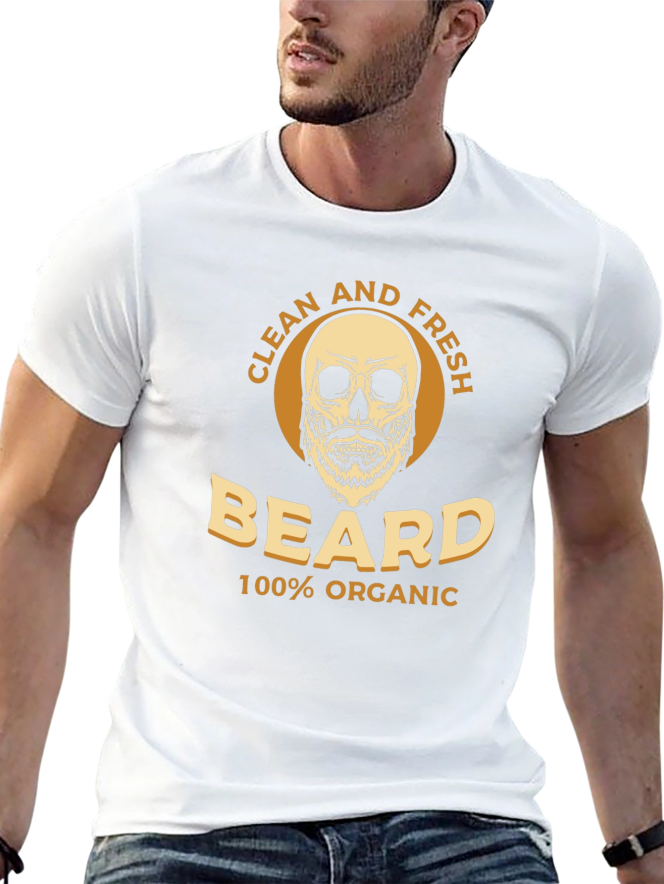 Clean & Fresh Beard Organic Cotton T-Shirt