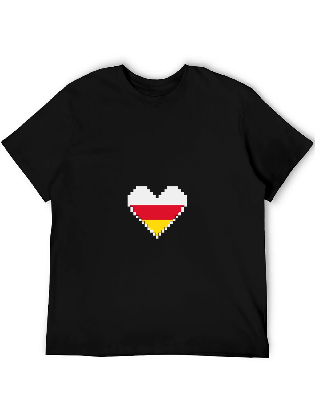 Pixel Heart Flag T-Shirt