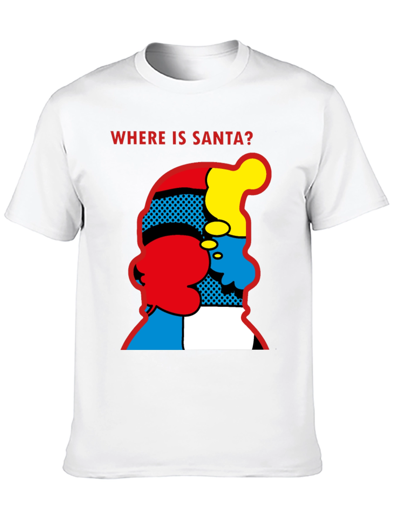 Where is Santa? Graphic Print T-Shirt