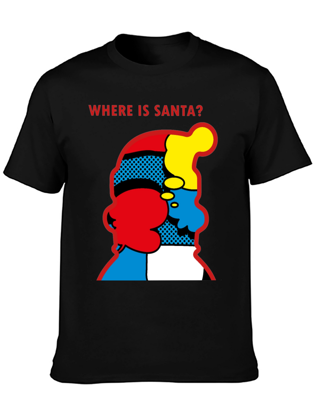 Where is Santa? Graphic Print T-Shirt