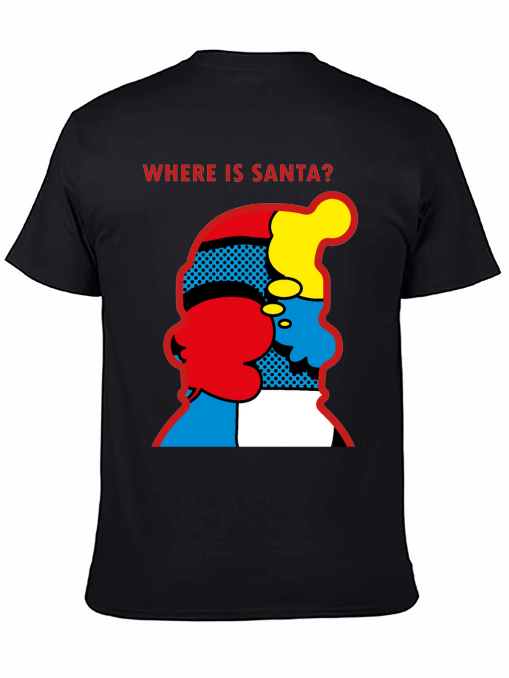 Where is Santa? Graphic Print T-Shirt