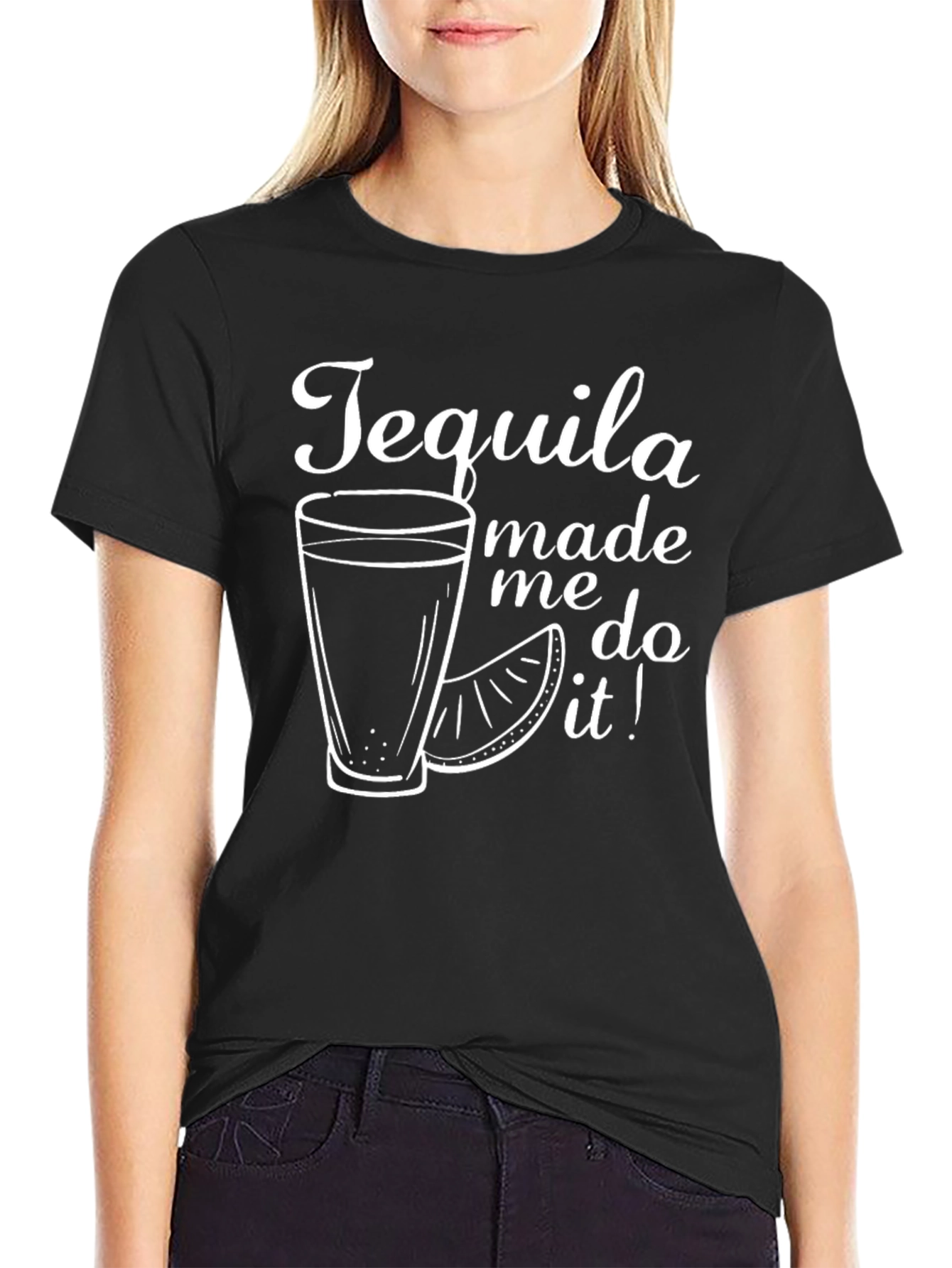 Tequila Made Me Do It! Graphic Tee