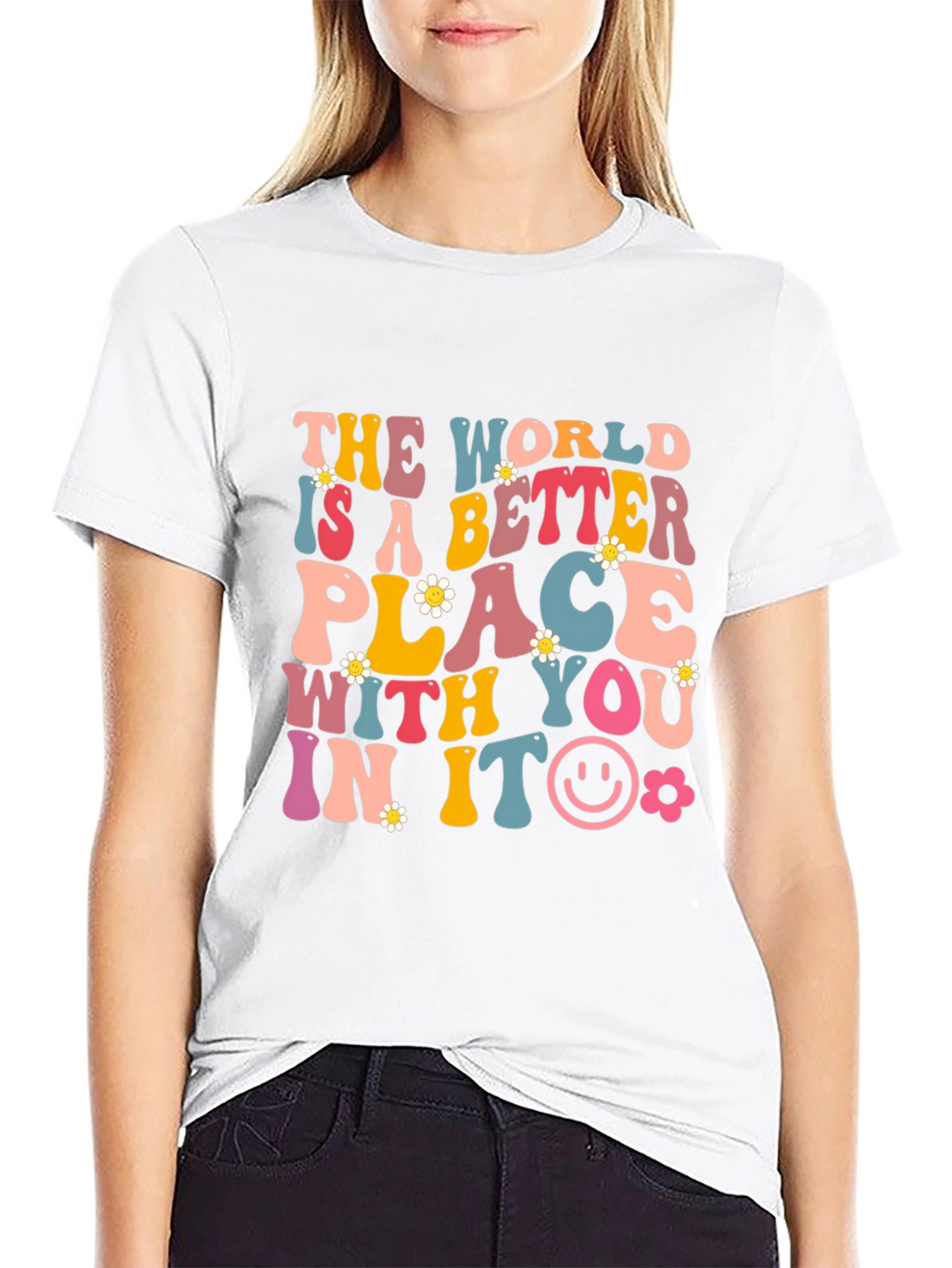 Better Place Graphic Tee - Black Cotton Blend