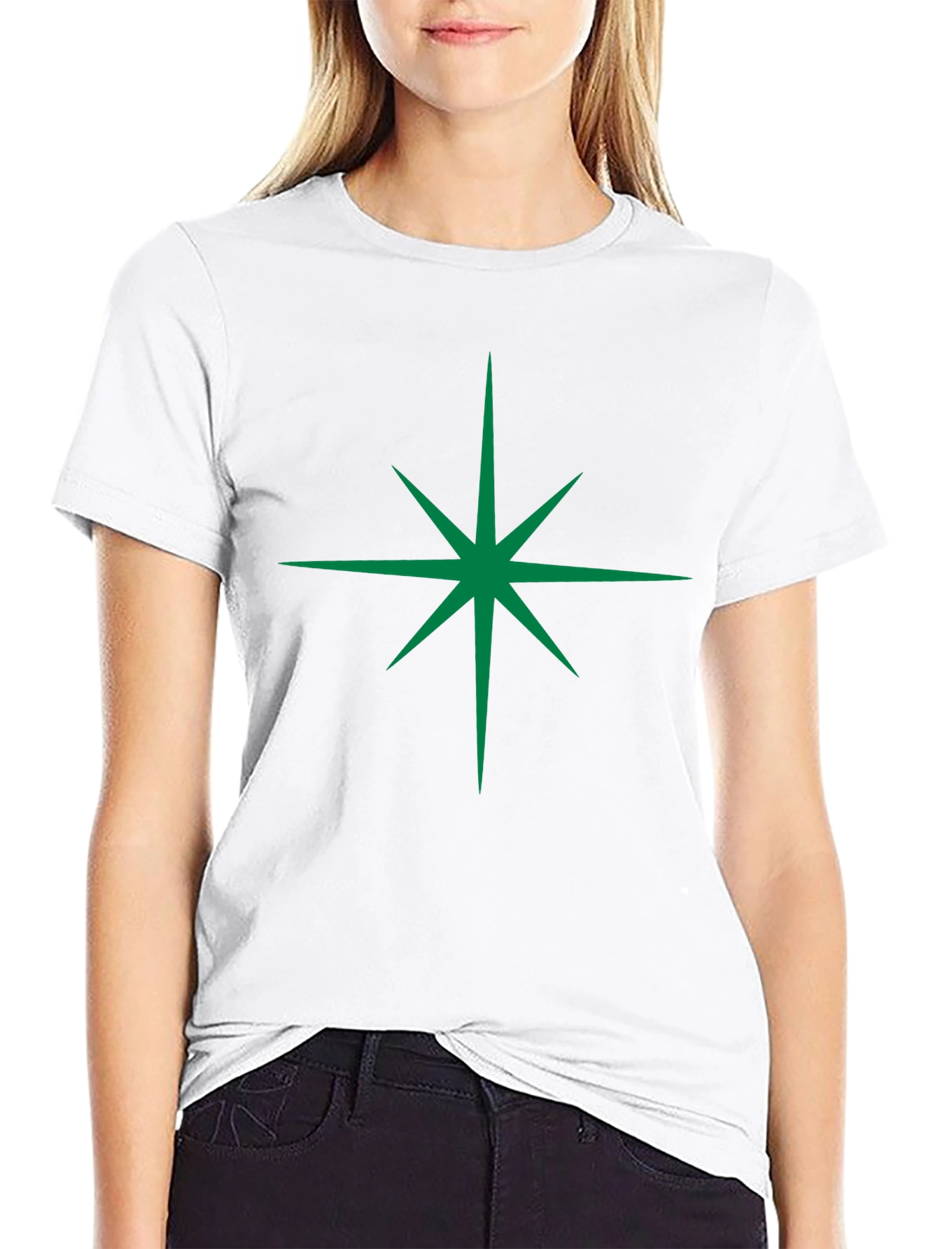 Starburst Graphic Black Tee
