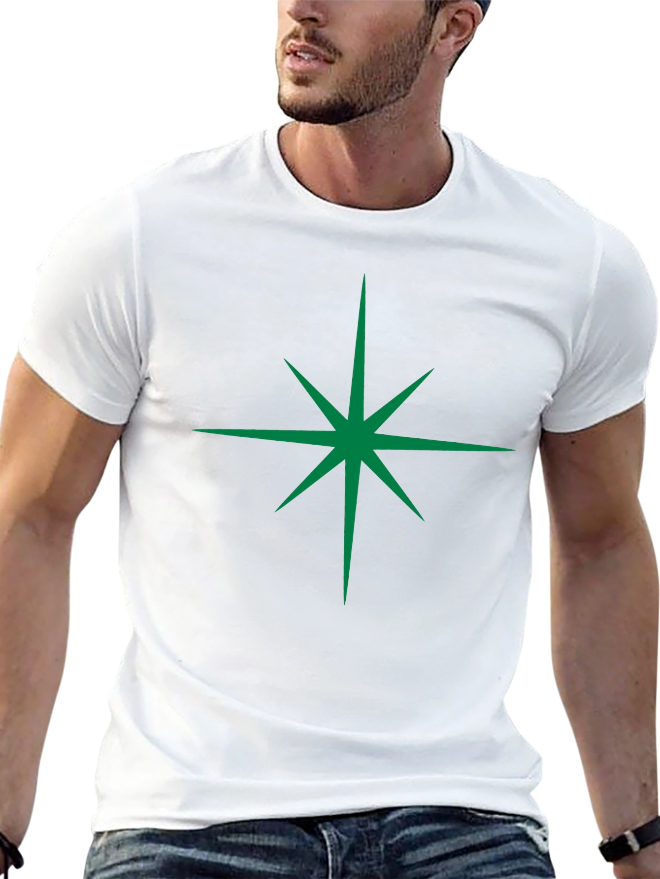 Starburst Graphic Black Tee