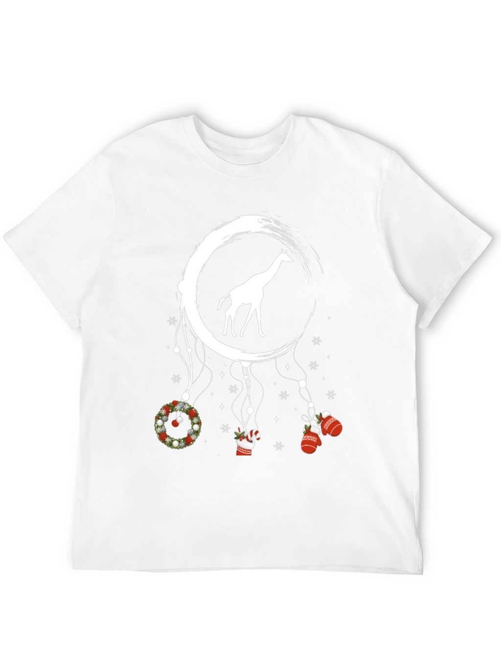 Giraffe Dreamcatcher Christmas T-Shirt