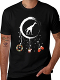 Giraffe Dreamcatcher Christmas T-Shirt
