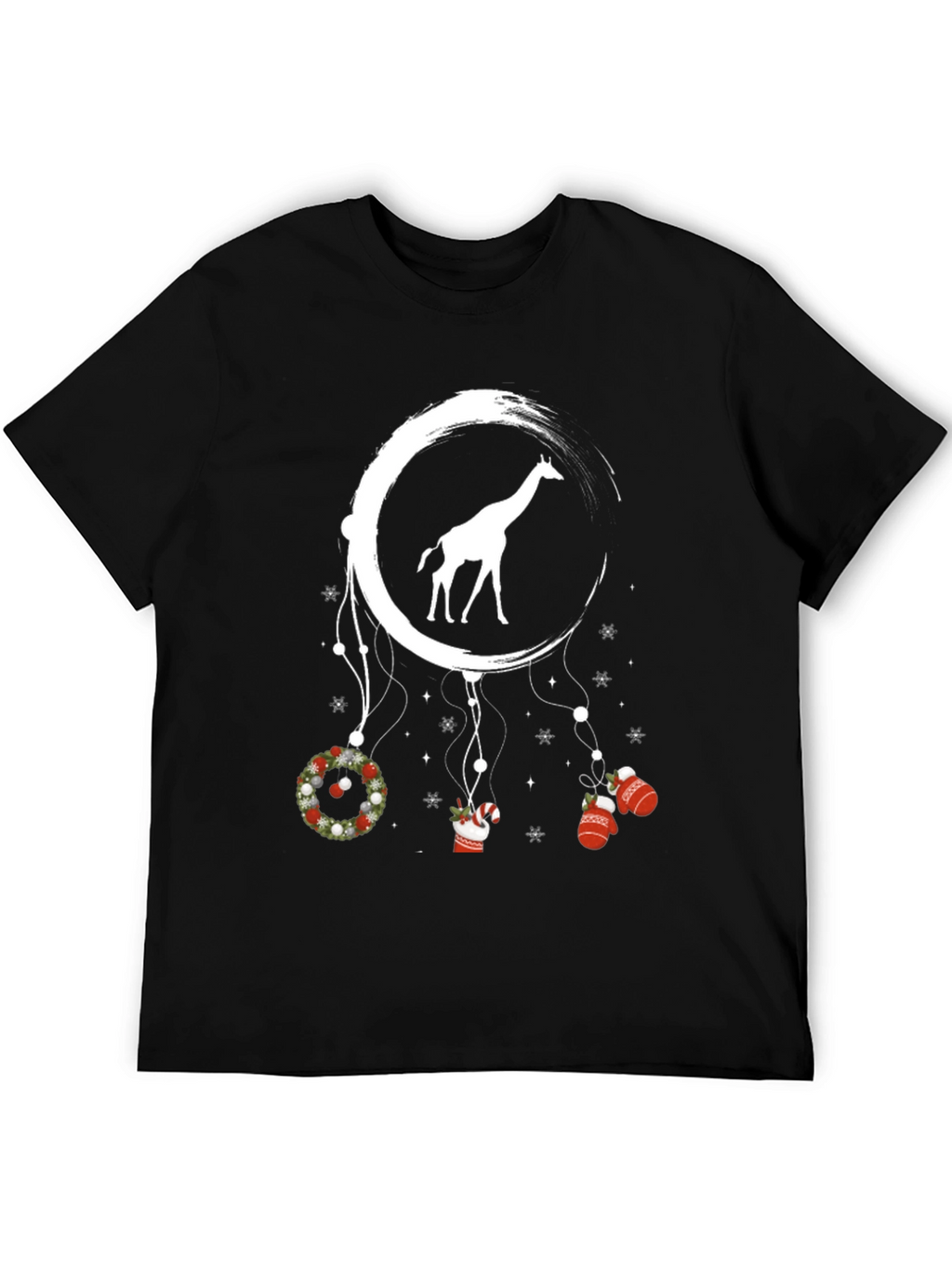 Giraffe Dreamcatcher Christmas T-Shirt