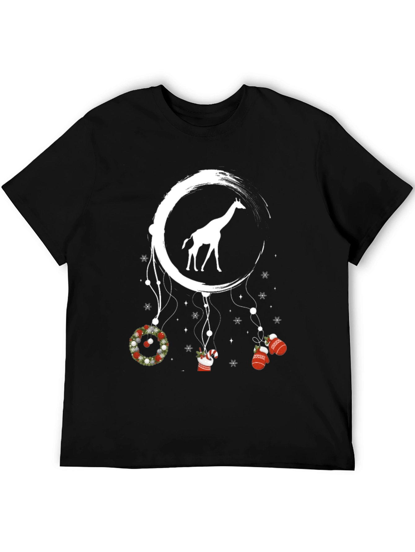 Giraffe Dreamcatcher Christmas T-Shirt