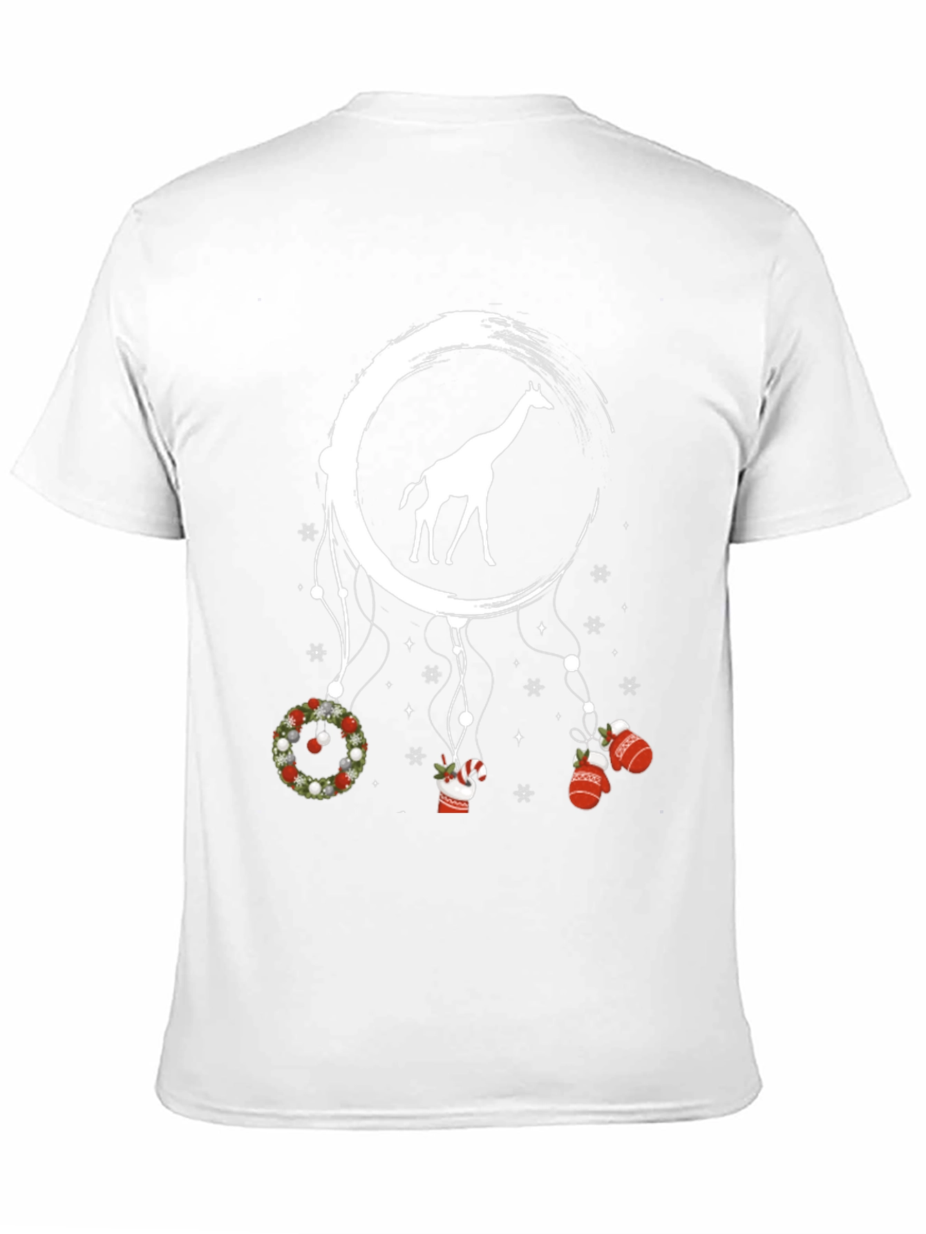 Giraffe Dreamcatcher Christmas T-Shirt