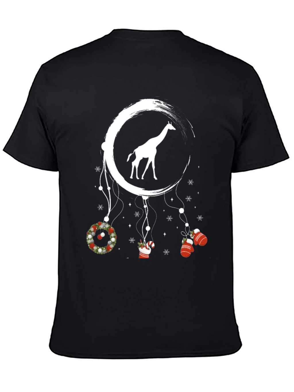 Giraffe Dreamcatcher Christmas T-Shirt