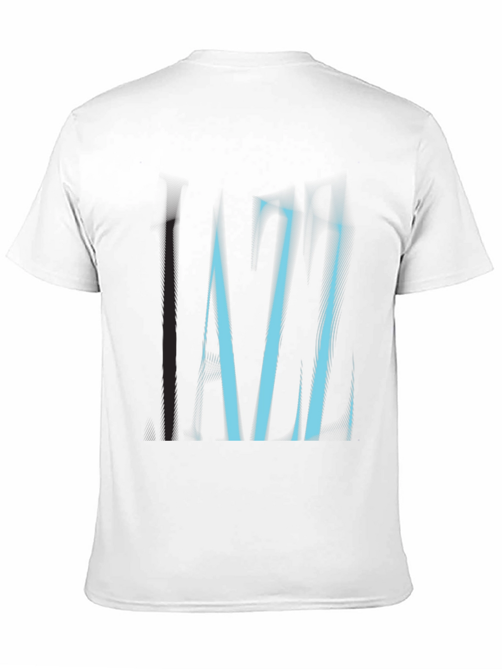 Abstract Design Black T-Shirt