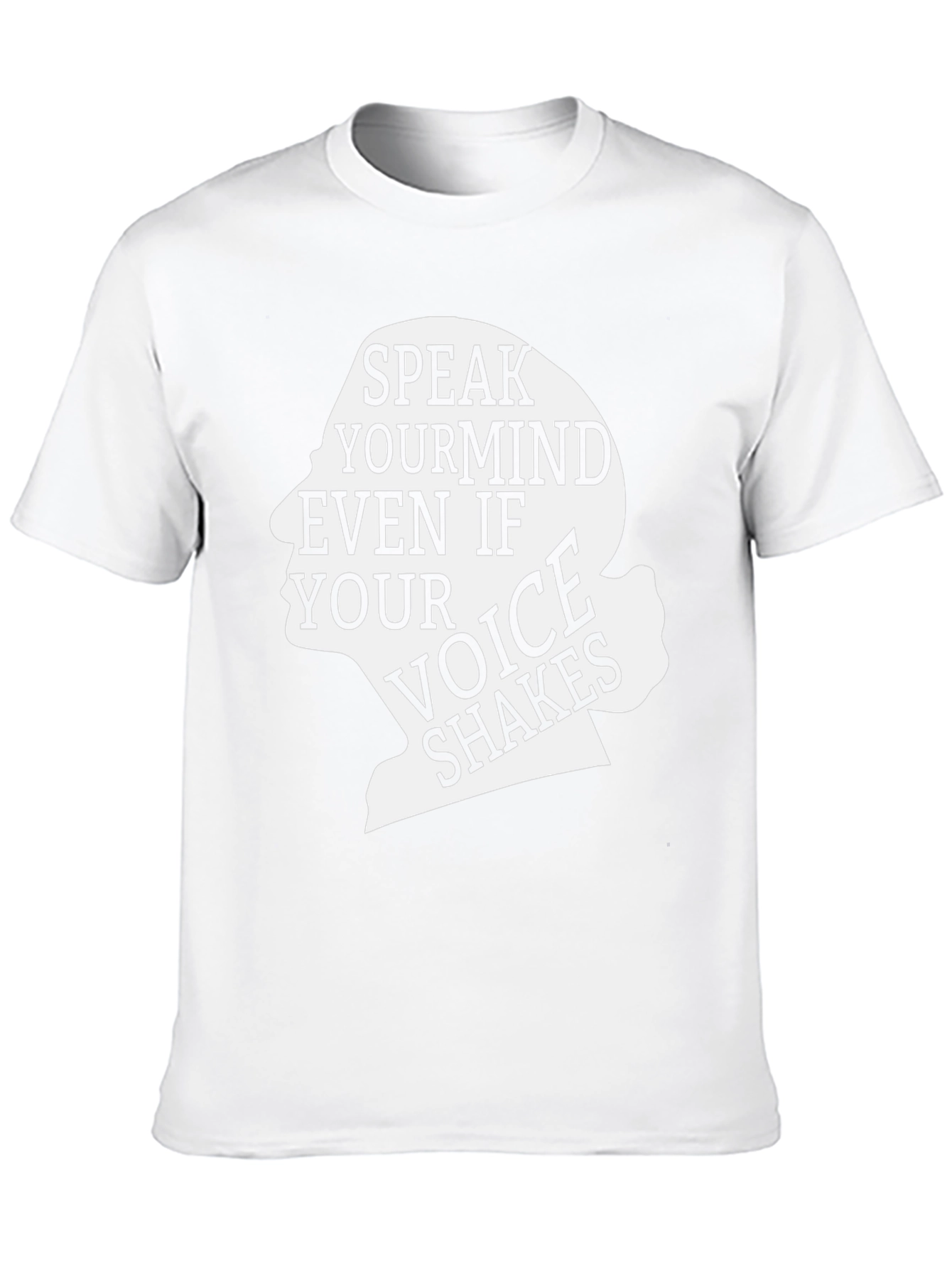 Speak Your Mind Black Graphic Tee - Inspirational T-Shirt