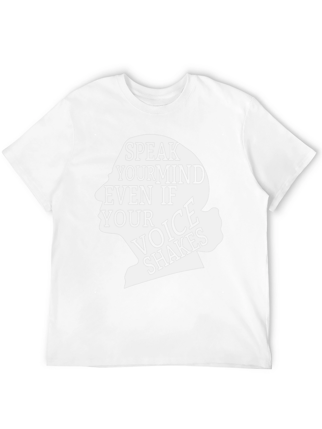 Speak Your Mind Black Graphic Tee - Inspirational T-Shirt