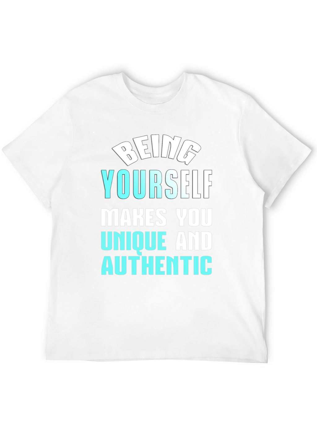 Be Yourself Black Graphic Tee