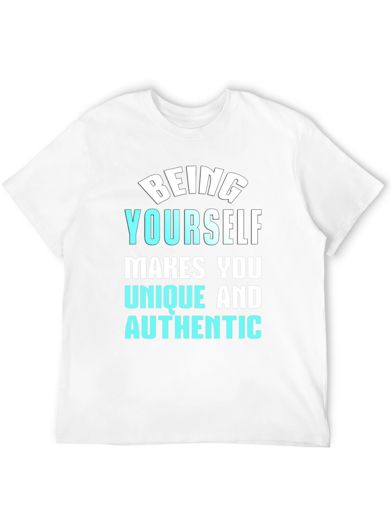 Be Yourself Black Graphic Tee